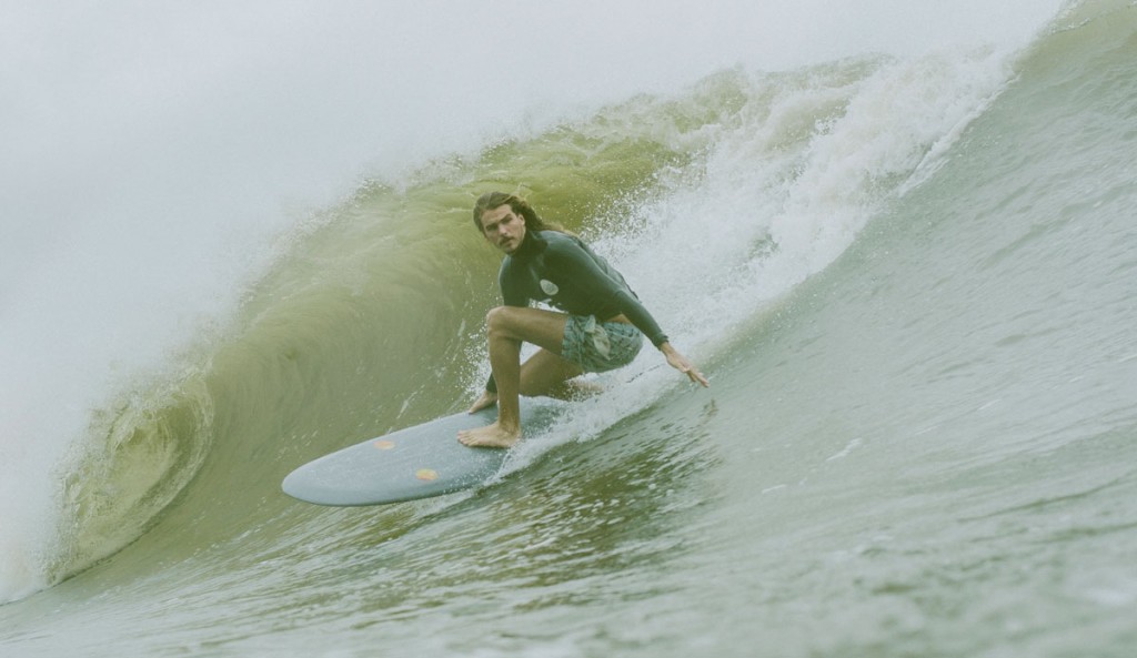 This wasn't a perfect afternoon, but as Cyclone Marcia was wreaking havoc up north, the prevailing south-easterlies swung west and suddenly, there was surf.