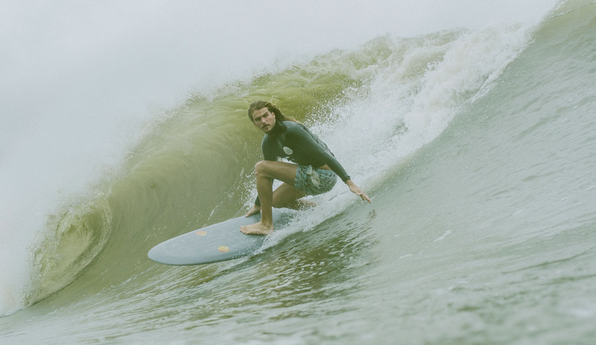 This wasn't a perfect afternoon, but as Cyclone Marcia was wreaking havoc up north, the prevailing south-easterlies swung west and suddenly, there was surf.