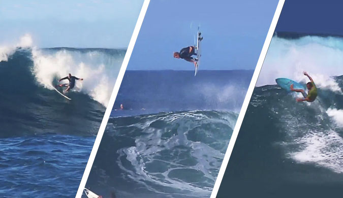 When Haleiwa turns on, Kelly, Jack, and John John are there, because it's one of the best waves on the North Shore, and all three of them basically have the run of the place.
