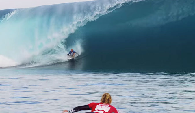 Let's be honest: if the JJF/Kelly Slater heat at Teahupoo doesn't win it, the contest is rigged.
