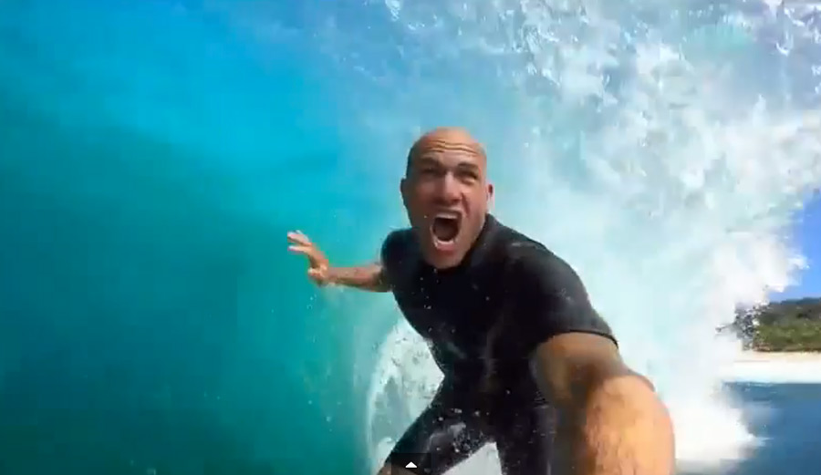 Kelly Slater Super Bowl Barrel Commercial