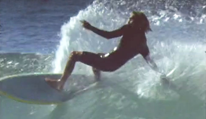 In this clip, Knost happens to be tickled by a single fin that looks–under Knost's feet, anyway–to be insanely fun.