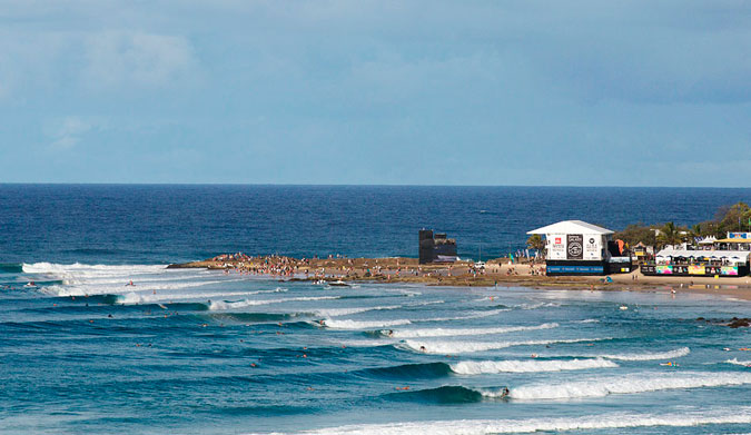 The line up at Snapper.