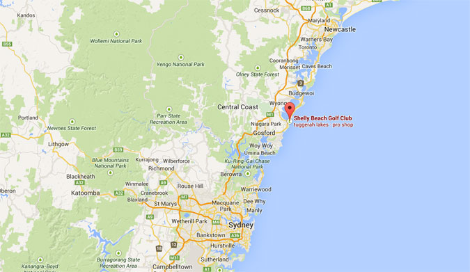 Map of shark attack