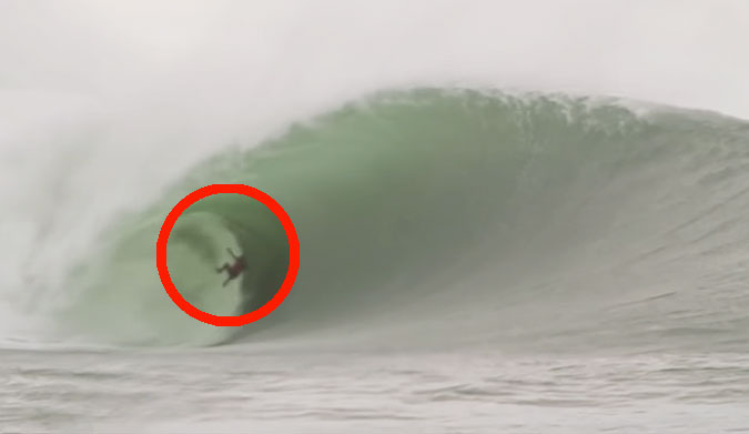 But the short-lived view from inside a cavernous Mullaghmore tube that Ollie O'Flaherty gets probably made it all worth while. Probably.