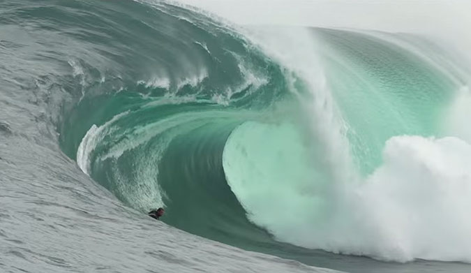 This particular slab of madness has got to be one of the thickest barrels he's ever found himself lucky enough to be in.