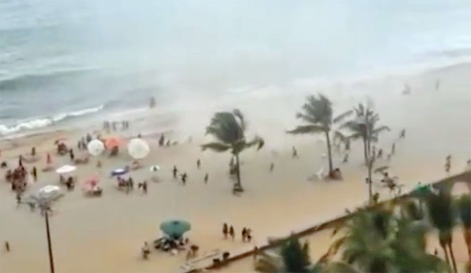 Brazilian waterspout