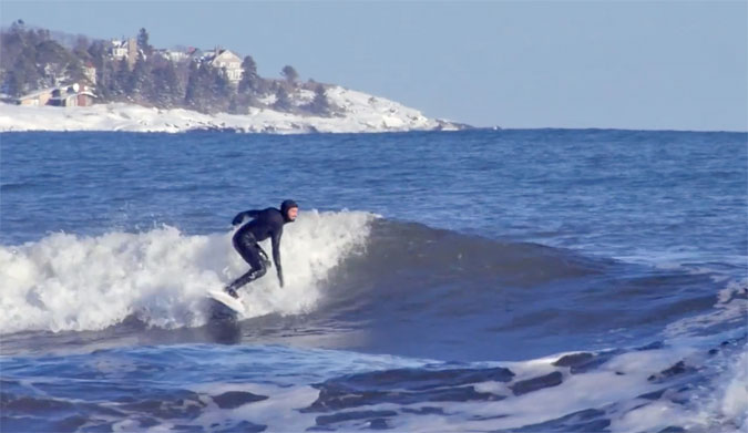 East Coast Cold Surfing