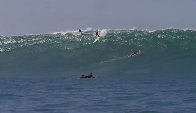 Keala Kennelly's no slouch when it comes to massive waves. She's a Puerto regular, knows Jaws just as well as anyone, and man-oh-man, has she ever paid her dues.