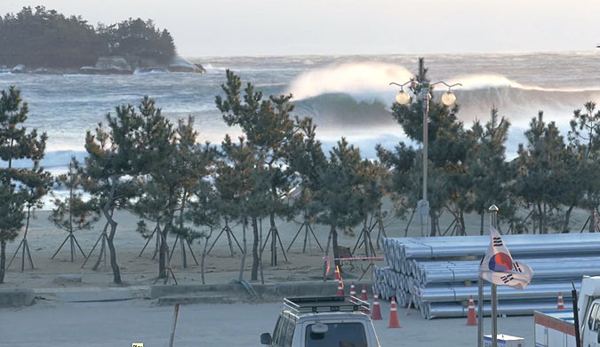 Not exactly a top-of-mind surf destination, South Korea is one of the most beautiful places on earth... and there are waves, to boot.