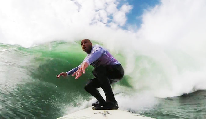 But what happens behind the scenes at events like Titans of Mavericks isn't really top of mind–as long as we get to see the insanity that is big wave surfing, we're happy.