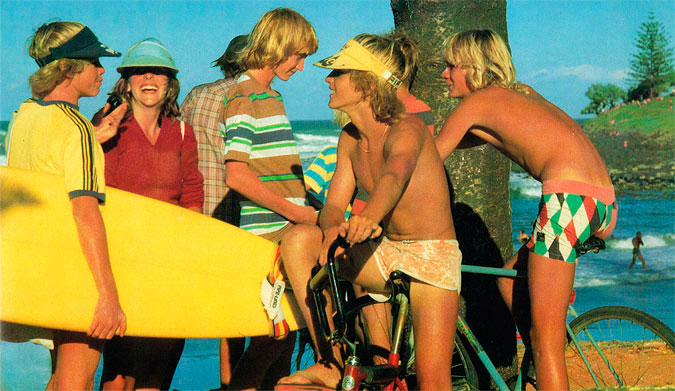 Couple of typical 80s surf rats. Photo: History of Surfing