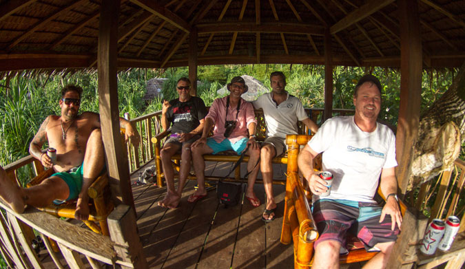 There are worse places to have a beer break. Photo: Chris Immler