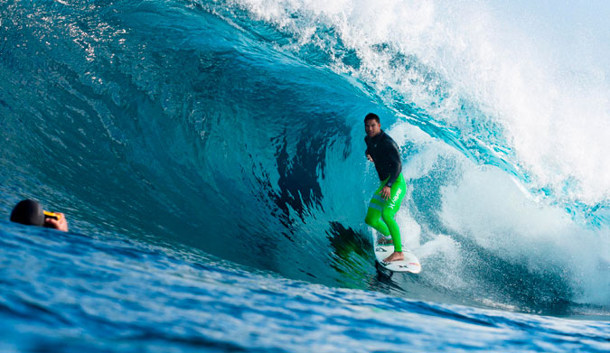 Defending Margaret River Pro champion, Michel Bourez, will be looking to improve his results from Snapper Rocks and Bells Beach. Photo: WSL