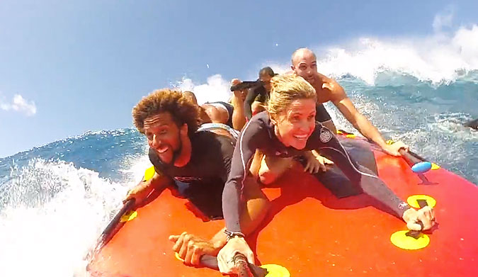 Random acts of bodysurfers