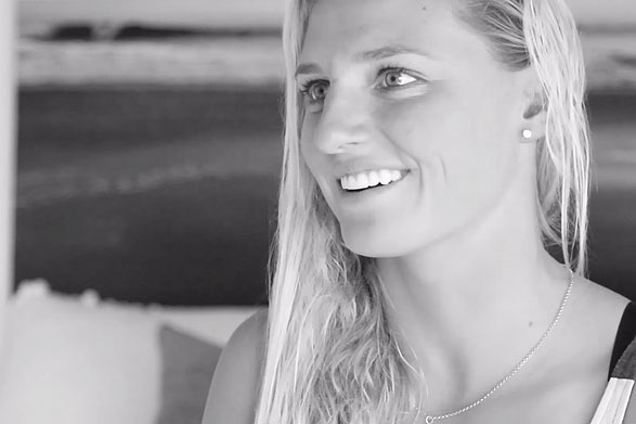 We sat down with her San Clemente home to discuss things that weren't about surfing: the key to happiness, true love, her greatest fears, and sex appeal, among other things.