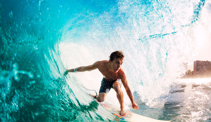 Getting barreled is healthy. How great is that? Photo: Shutterstock