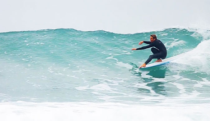 Malibu, longboarding, and a south swell go together just so well.