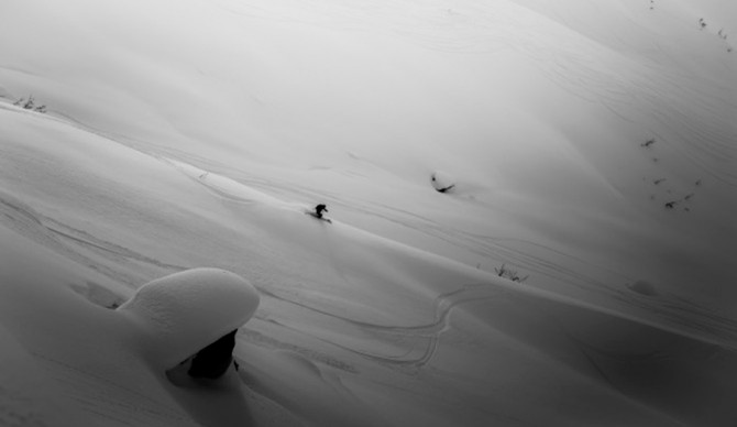 After a beautiful climb up, the skiing did not disappoint. Photo: Spencer James