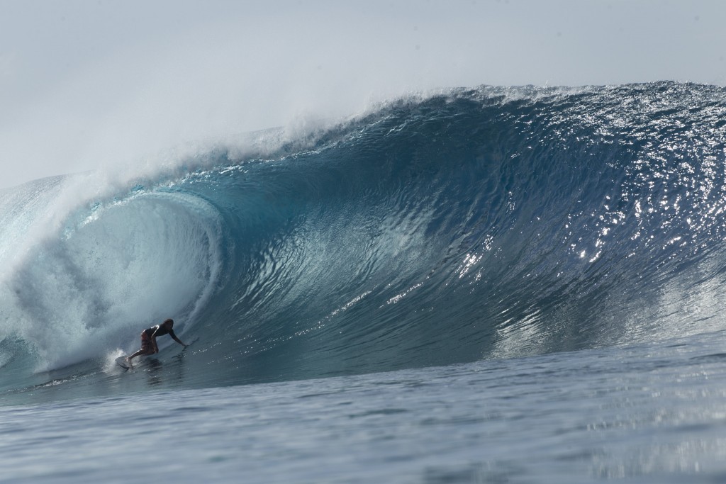 "From battling it out with the crew out Pipeline to spending some downtime at Albee's in Maui, the contract between these two places is what sets the tone for this episode. Photo: Pete Frieden