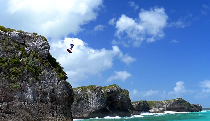 When he told us he wanted to kite off a cliff, we trusted he knew what he was doing.