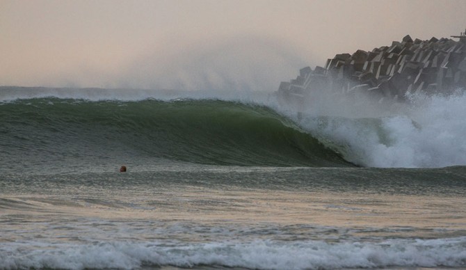 It doesn't matter where these waves break. Show us enough of these and we'll start booking our plane tickets. Photo: Andrew Carruthers
