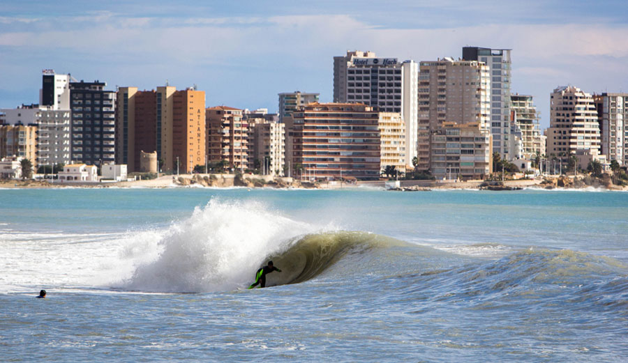Surf is not the first thing that springs to mind when one thinks about the Mediterranean Sea.