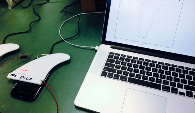 "Hey man do you have a fin charger I could borrow? I'm at like 3%" Photo: Board Formula 