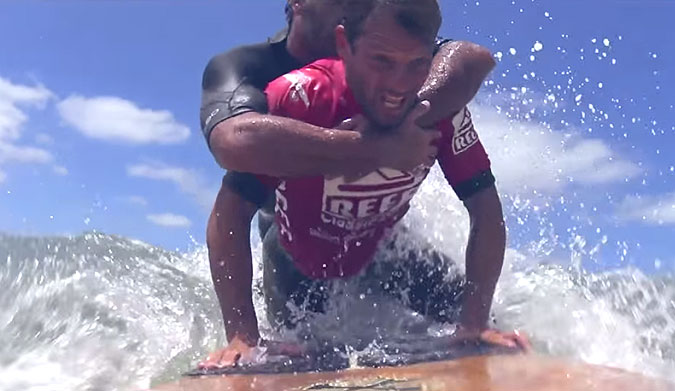 "I believe that was the best wave," he said, "and the biggest triumph of my life."