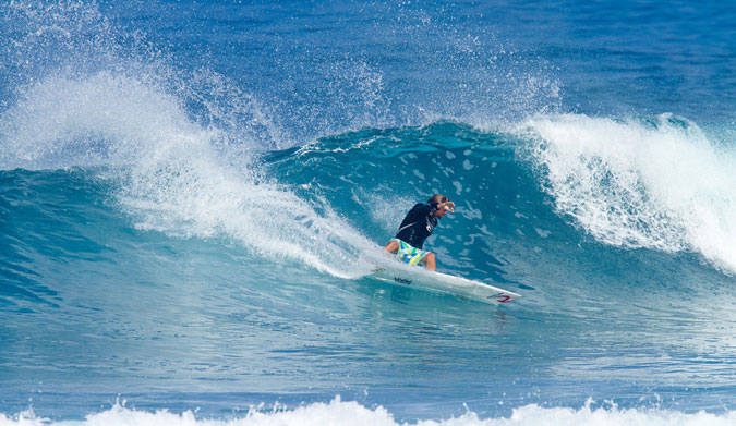 Ask superstar Mick Fanning who his top 5 are. Pancho will undoubtedly be there. Photo: Tom Carey