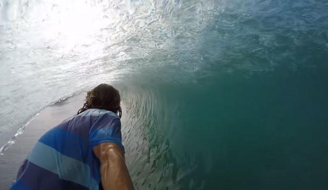 This clip is the gold that was left after a tiresome editing process and deliberation over each and every drop of water and light.