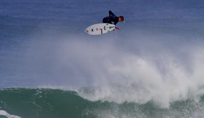 Kolohe Andino, (you little rascal, you), snuck into what CJ Hobgood called "the best wave ever ridden."