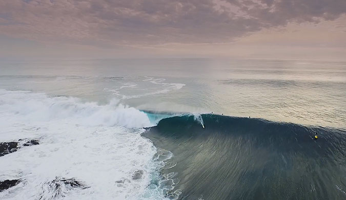 Aerial footage of surfing is incredible.
