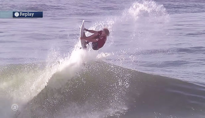 Guy's got power like Curren. Guy's got flair like Ando. Guy's got an air game like a jet plane.