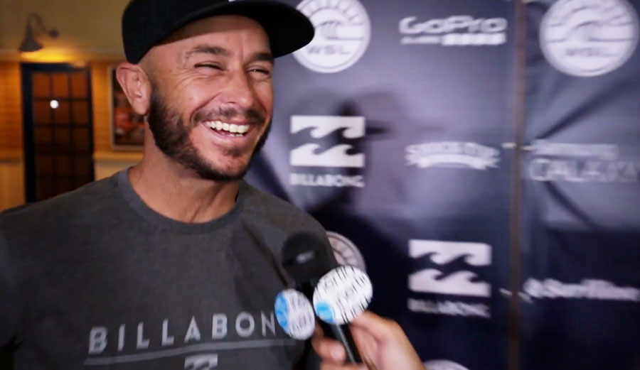 Shane Dorian cheeses it up at XXL Awards.