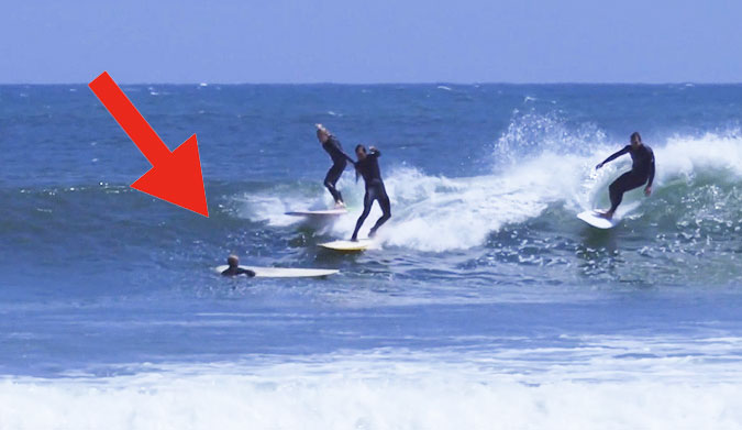 The wave at Malibu really is very good. It can be hard to see sometimes, though, because of the swarming mass of humanity milling around peeing in their wetsuits,