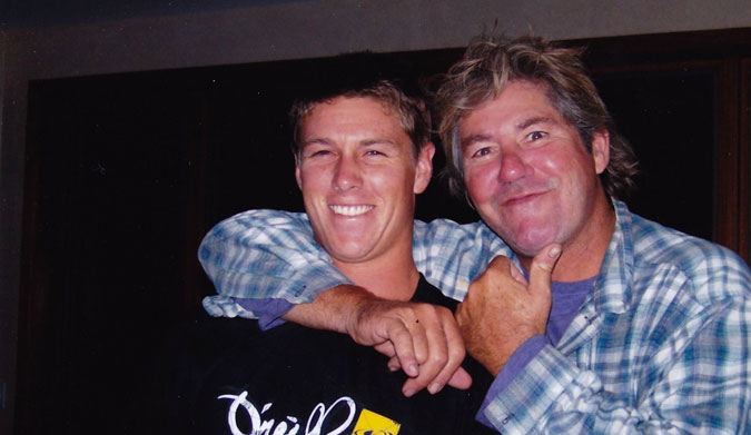 Ian and Dad.