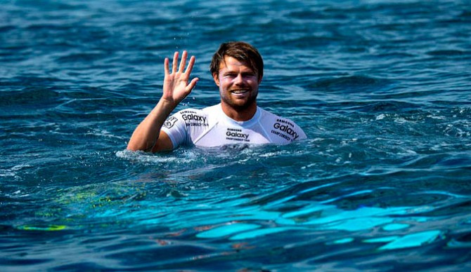 Dane is back. Sort of. Again! Photo: WSL