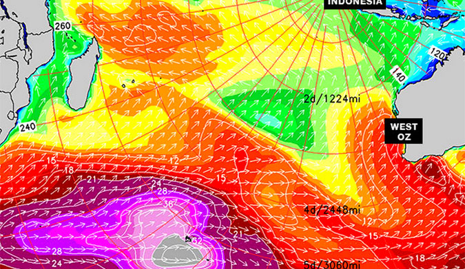 Indian Ocean Swell