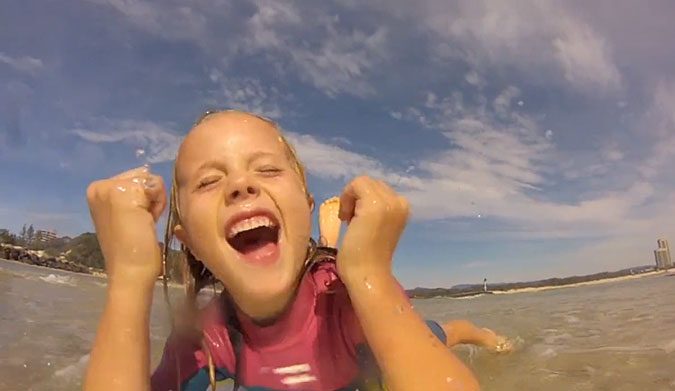 "Waves are not measured in feet and inches, they are measured in increments of (FUN)."