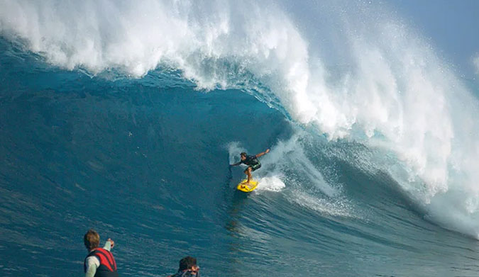 Kai Lenny in Bus-Sized Barrels and Knee-High Slop
