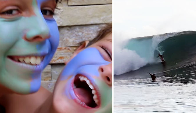He's got the focus and discipline of the next Kelly Slater.
