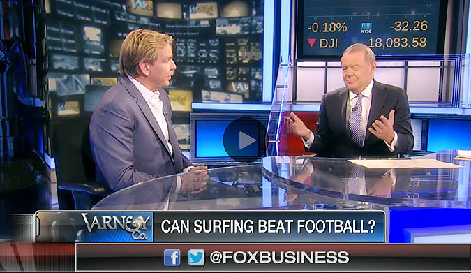 Paul Speaker's recent visit with FOX's Stuart Varney was a good indicator that mainstream media is going to need a lot of coaching when it comes to "consuming" surfing.
