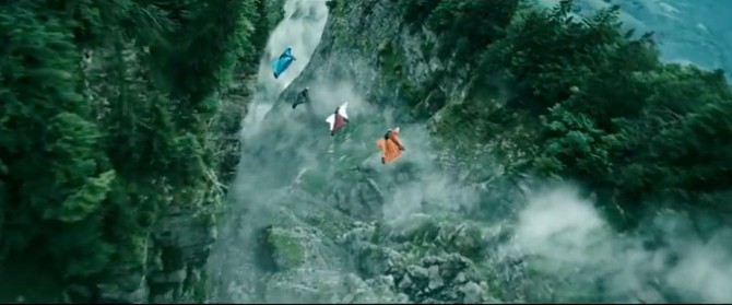 Wingsuit Sequence Point Break