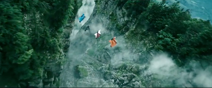 Wingsuit Sequence Point Break