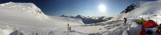 11k was when we finally started to get the “big mountain” feel. The view from this camp on sunny days is hard to beat.