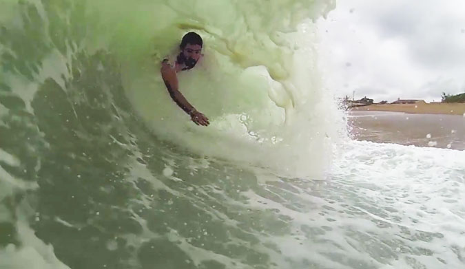Body surfing is just great.