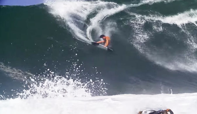 If you could ride a skimboard like that, would you switch it up very often?