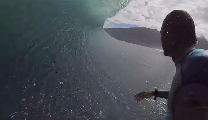 Cory Lopez surfs Teahupoo better than most.