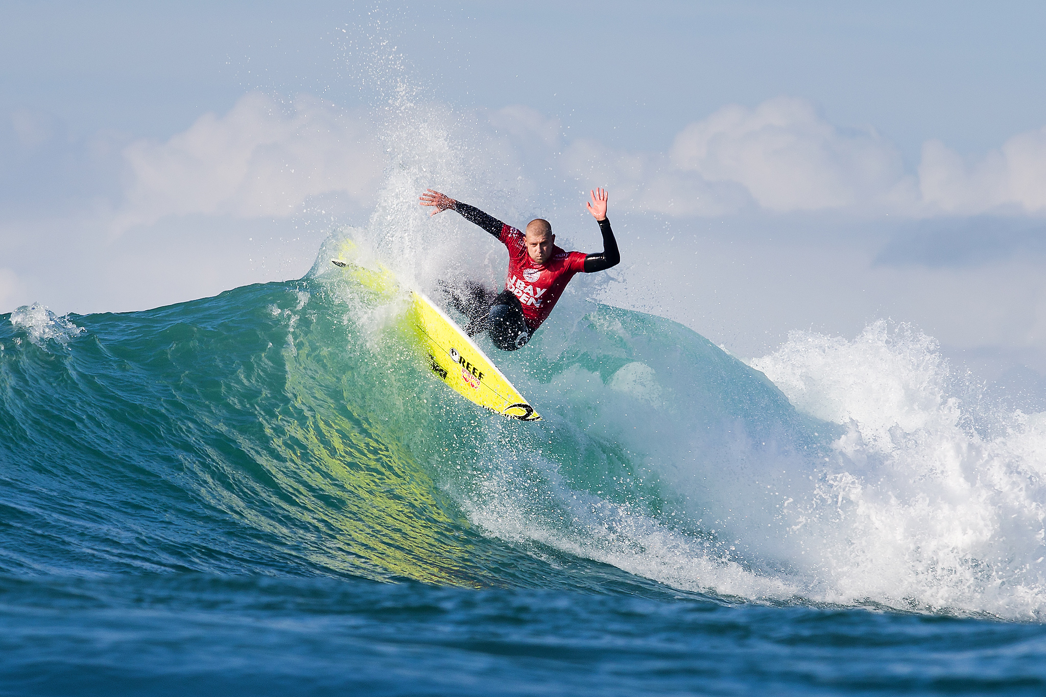 Switching from a pumping left-hand reef break like Cloudbreak to the racing right-hand point break that is J-Bay can be tricky.